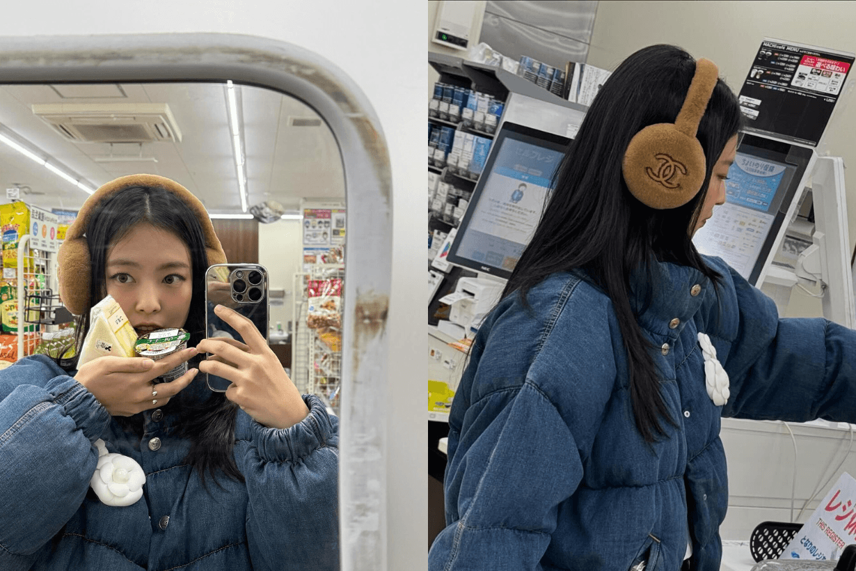 Jennie Chanel Coco Neige earmuffs