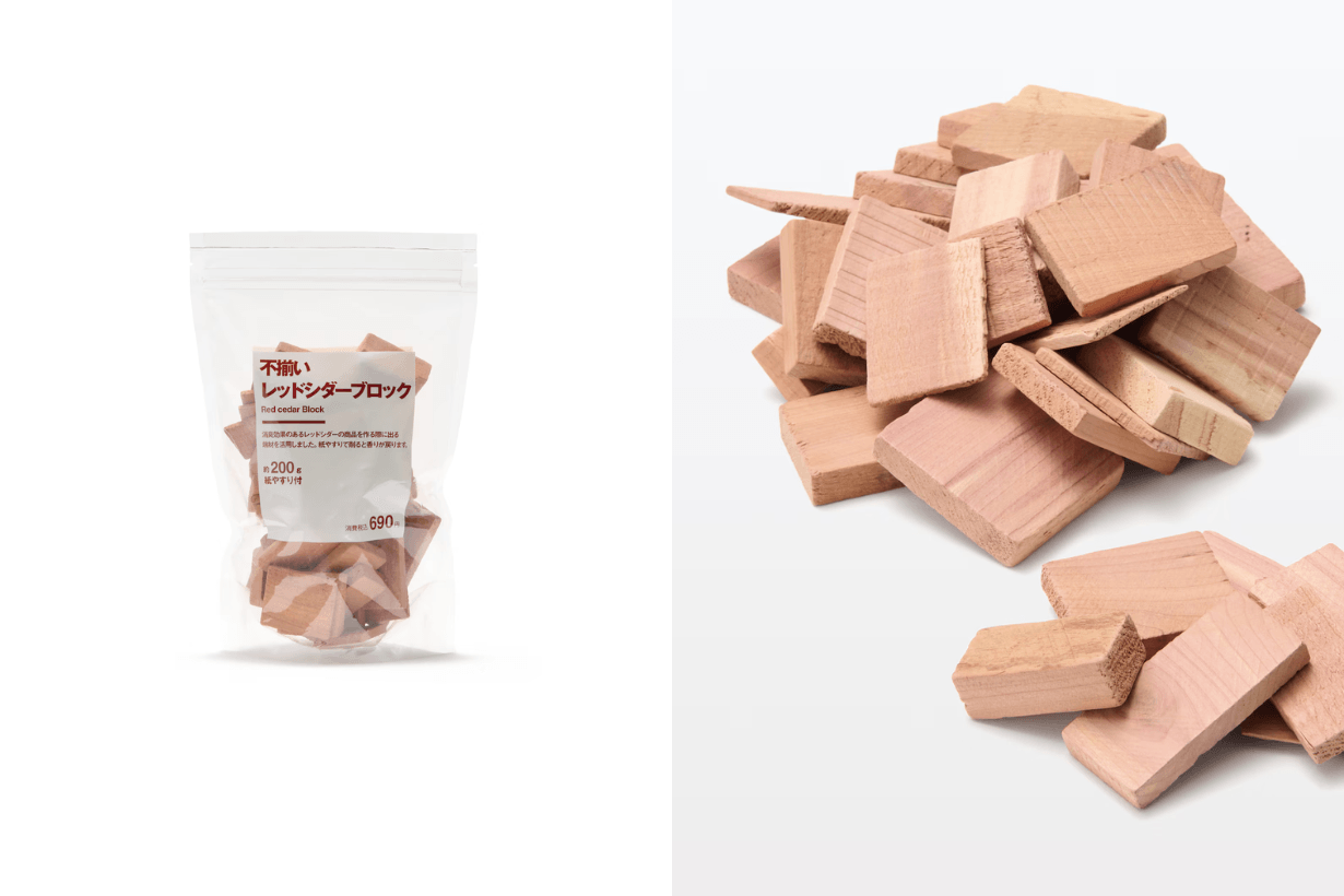 MUJI red cedar blocks Silicone multi-band dehumidifying sheet