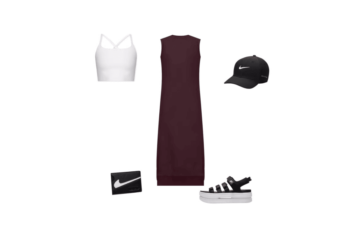 Nike Air Force 1 Card Wallet White Metallic Silver