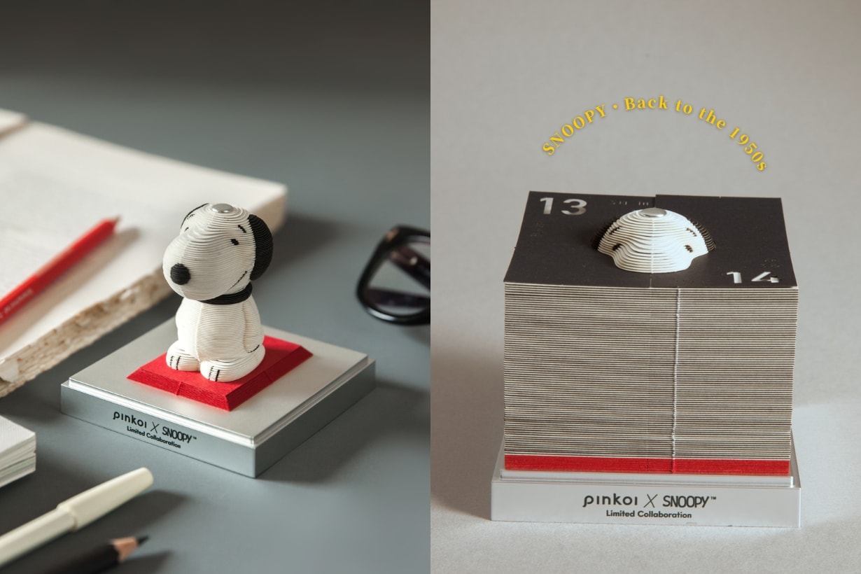 Pinkoi x Snoopy 2025 3D calendar release info