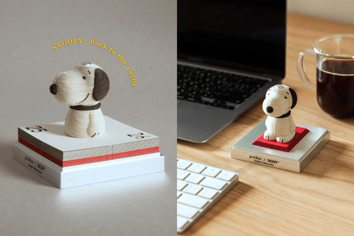 Pinkoi x Snoopy 2025 3D calendar release info