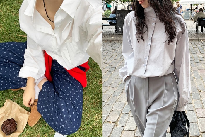 就這樣穿上太普通了:學這個方法,把恤衫變成「和服」般俏麗!