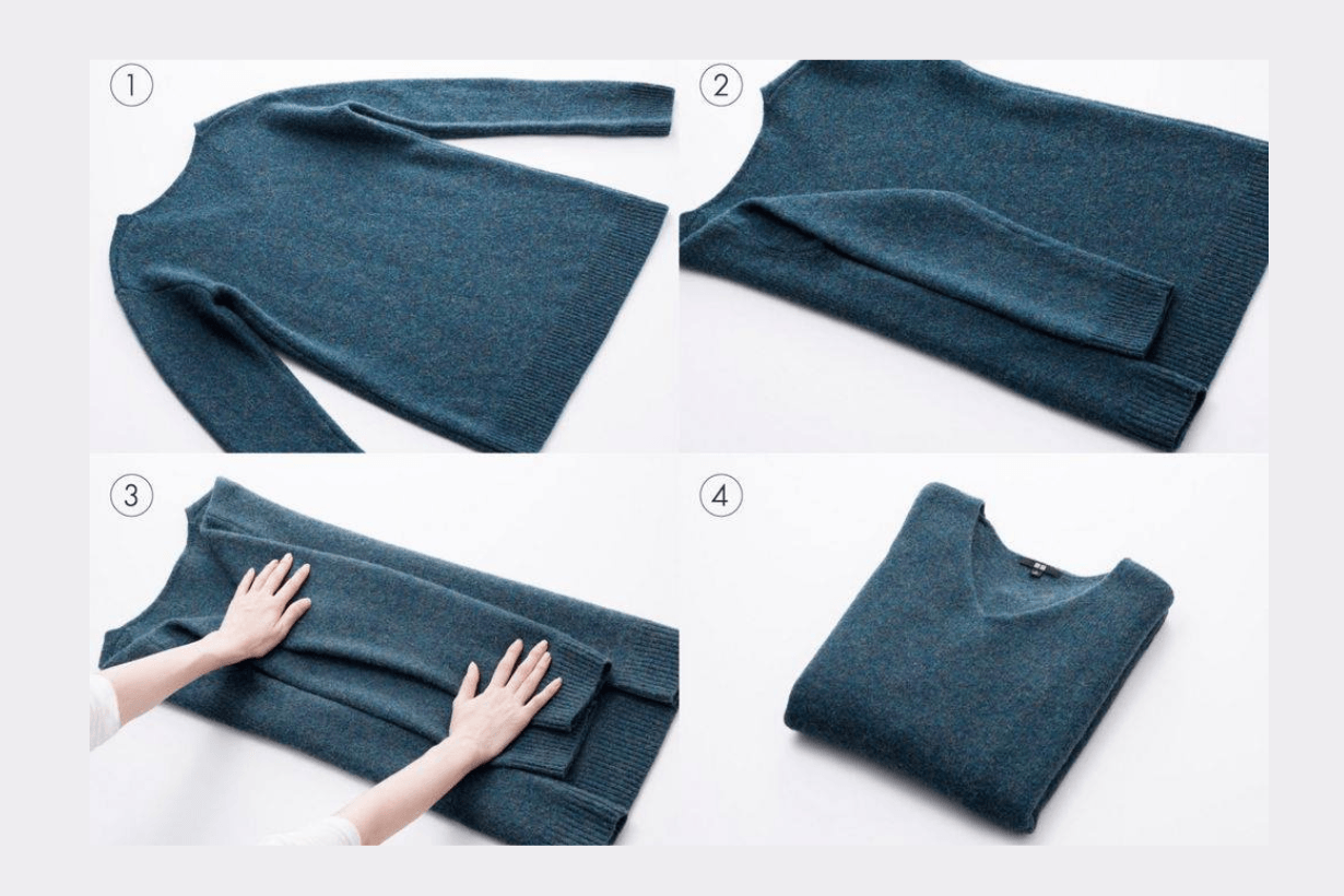 winter knitted sweater Storage tips uniqlo