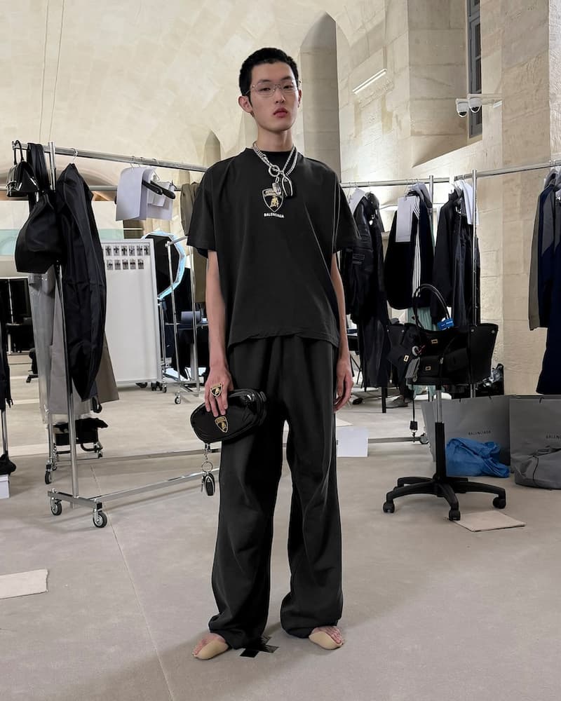 balenciaga Lamborghini scholl 2024 fall release highlight lookbook detail