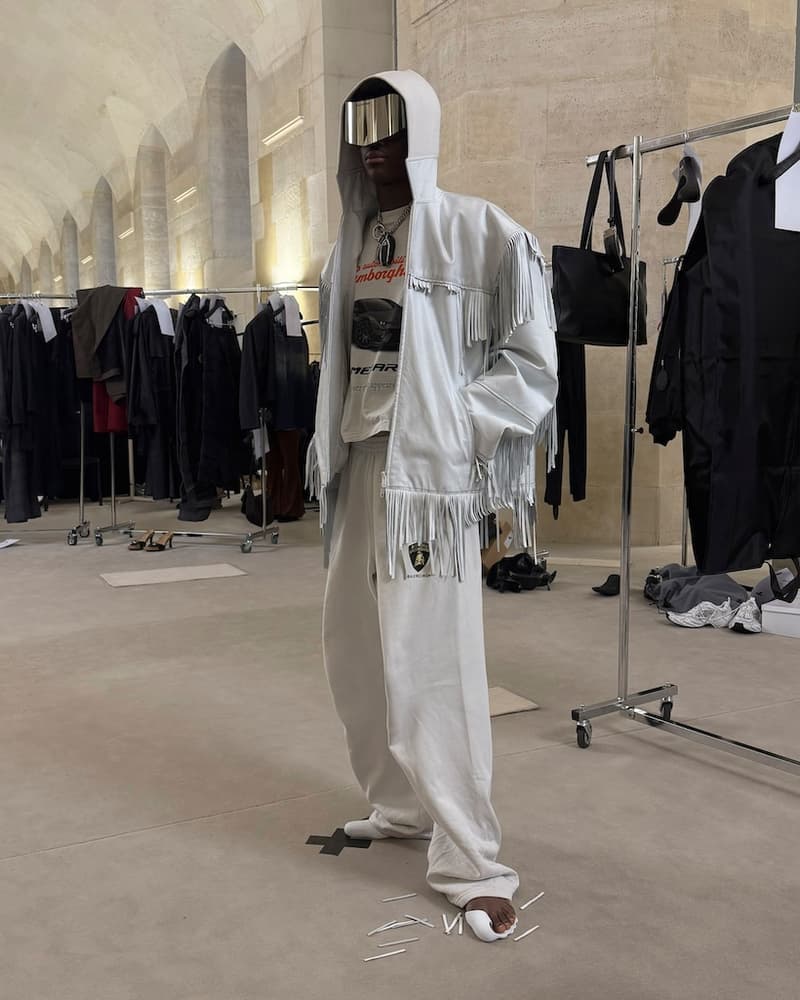 balenciaga Lamborghini scholl 2024 fall release highlight lookbook detail