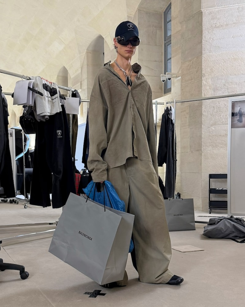 balenciaga Lamborghini scholl 2024 fall release highlight lookbook detail