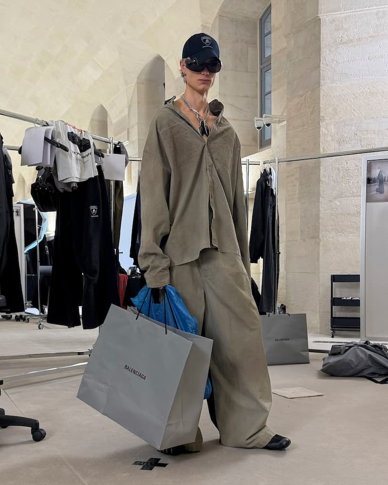 balenciaga Lamborghini scholl 2024 fall release highlight lookbook detail