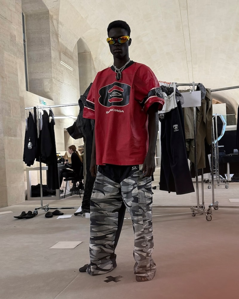 balenciaga Lamborghini scholl 2024 fall release highlight lookbook detail