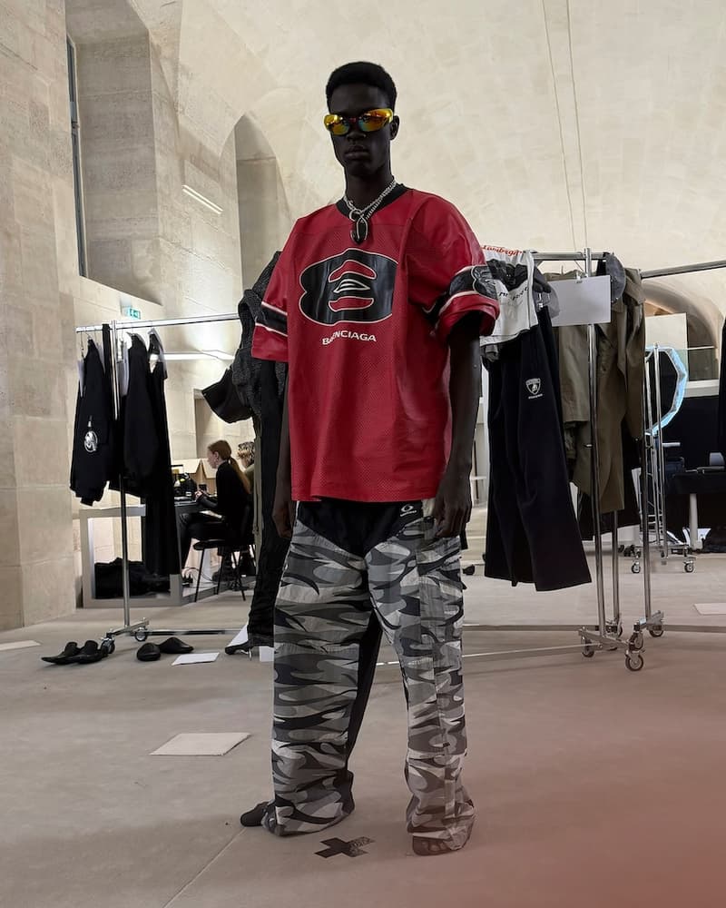 balenciaga Lamborghini scholl 2024 fall release highlight lookbook detail
