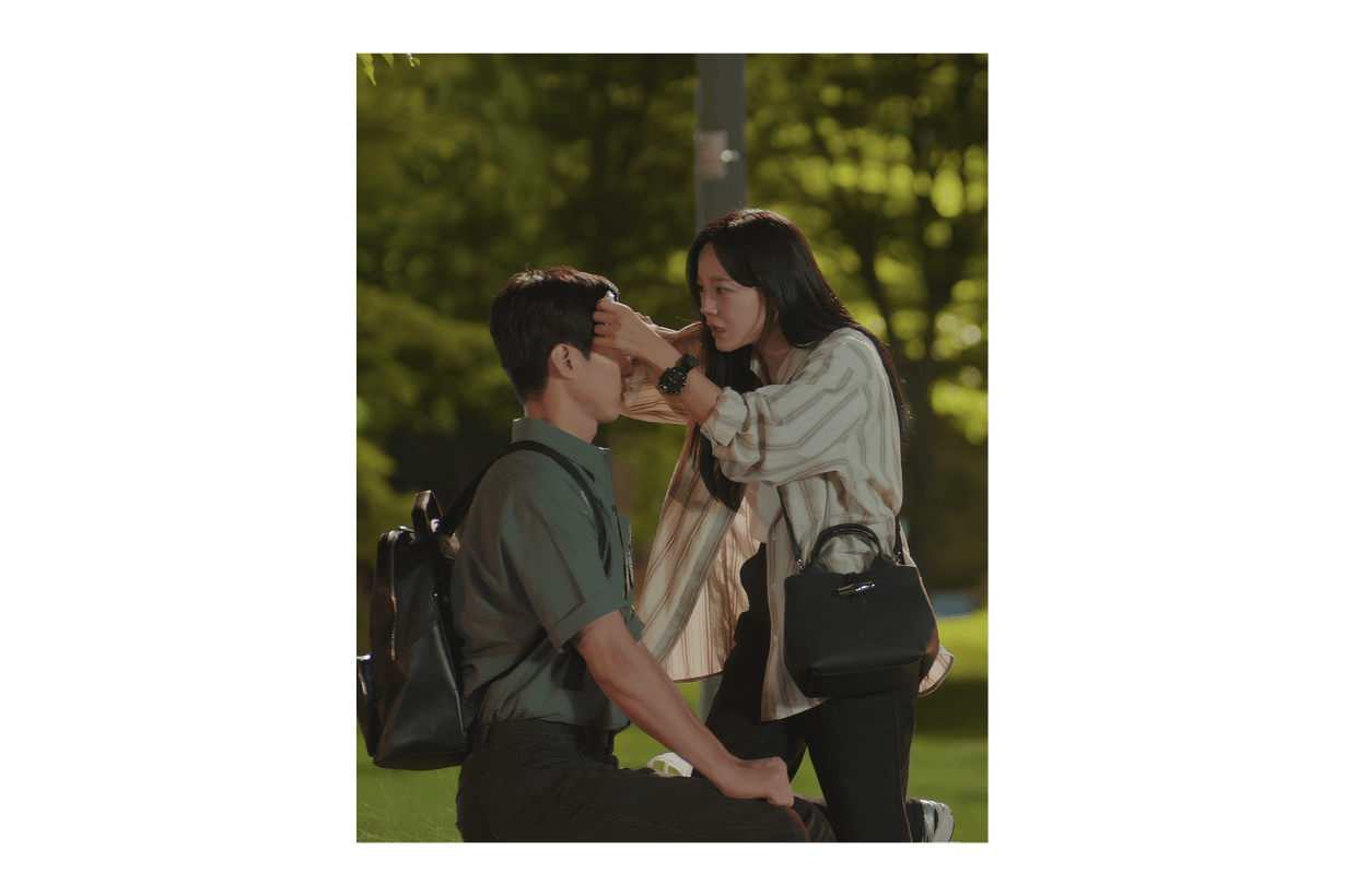 Brewing Love Kim Se Jeong Longchamp Roseau Handbags