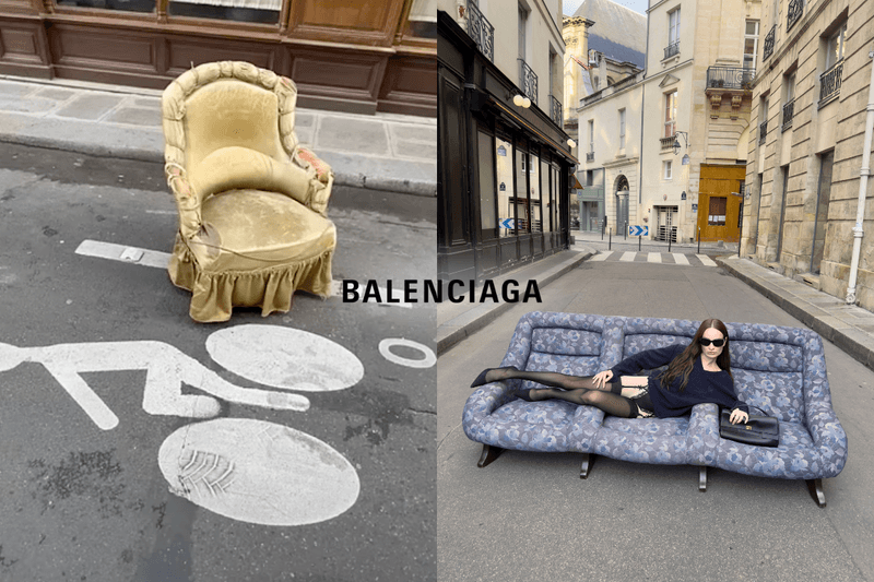 Balenciaga 最新廣告一點也不時尚?模特坐在沙發椅上就拍完 !?