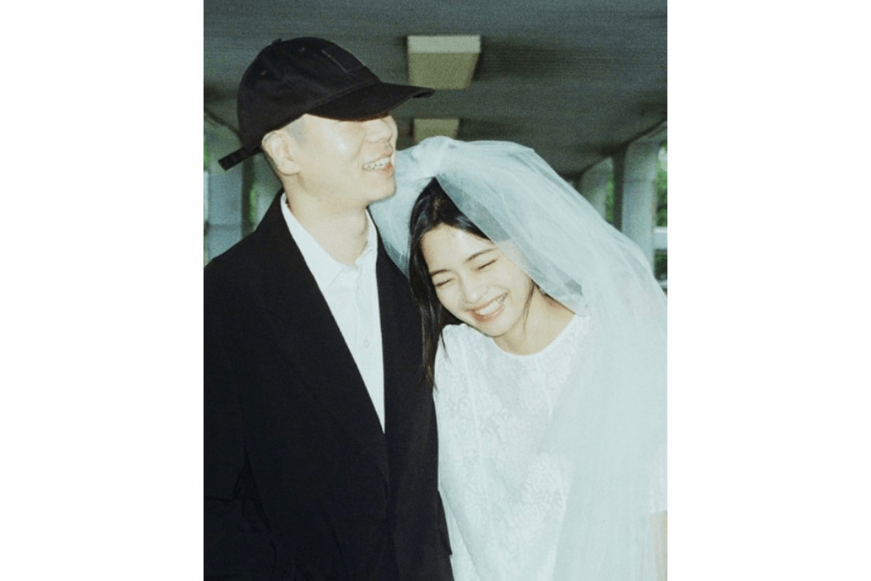 hyukoh hwang ji min get married wedding photos Taipei shooting