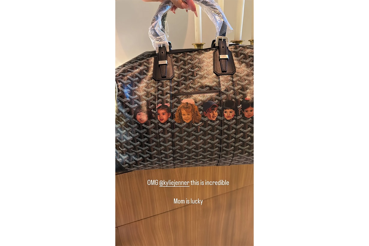 Goyard 手袋向來難買,Kylie Jenner 送給媽媽的這一款,更是全球獨一無二!