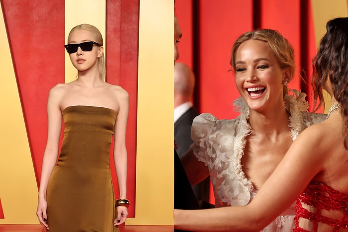 鏡頭沒拍到的有趣花絮：奧斯卡派對上... 沒想到 Rosé 曾和 Jennifer Lawrence 有交集？