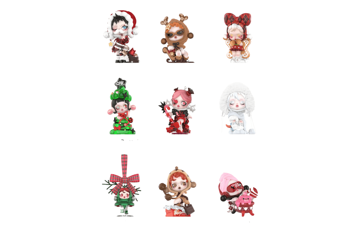 POP MART Christmas 2024 LABUBU MOLLY SKULLPANDA