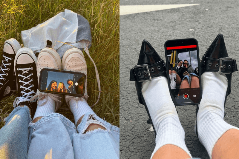 Sneaker Selfie Lifestyle Travel photography tips