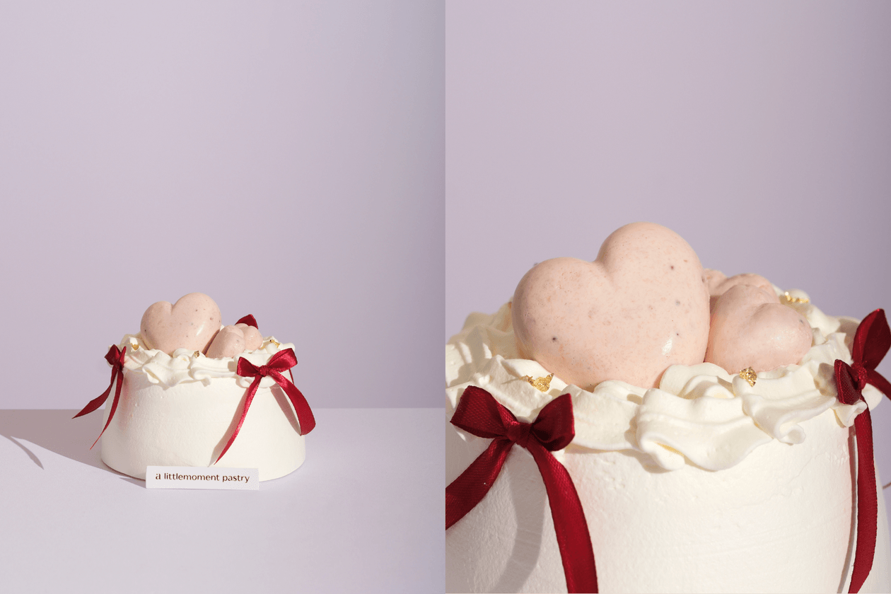 POPBEE Circle 情人節福利: 送你 a.littlemoment.pastry 情人節限定蔓越莓慕絲戚風蛋糕