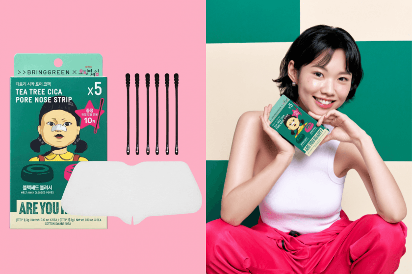 春節來去打畫片!OLIVE YOUNG x 《《魷魚遊戲》聯名系列台灣就買得到,大臉英錫娃娃面膜不能錯過!