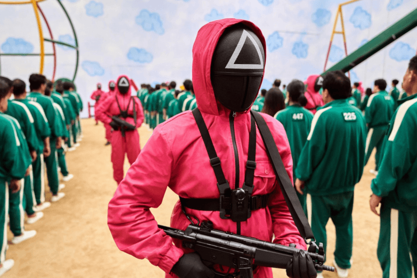 春節來去打畫片!OLIVE YOUNG x 《《魷魚遊戲》聯名系列台灣就買得到,大臉英錫娃娃面膜不能錯過!