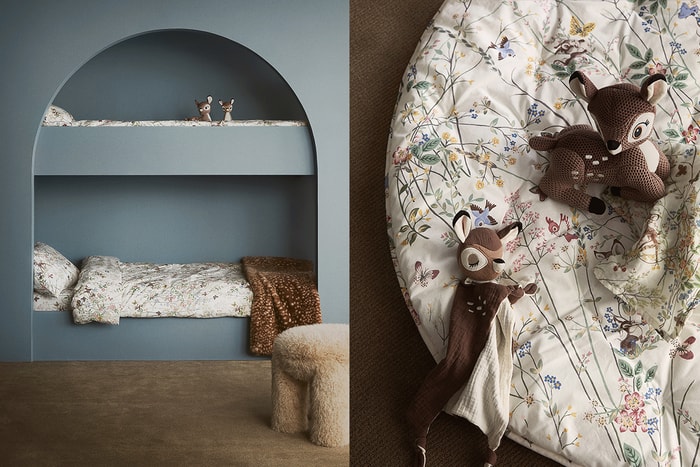 H&M HOME 聯手 Disney 與 Sanderson：小鹿斑比聯名系列夢幻登場！