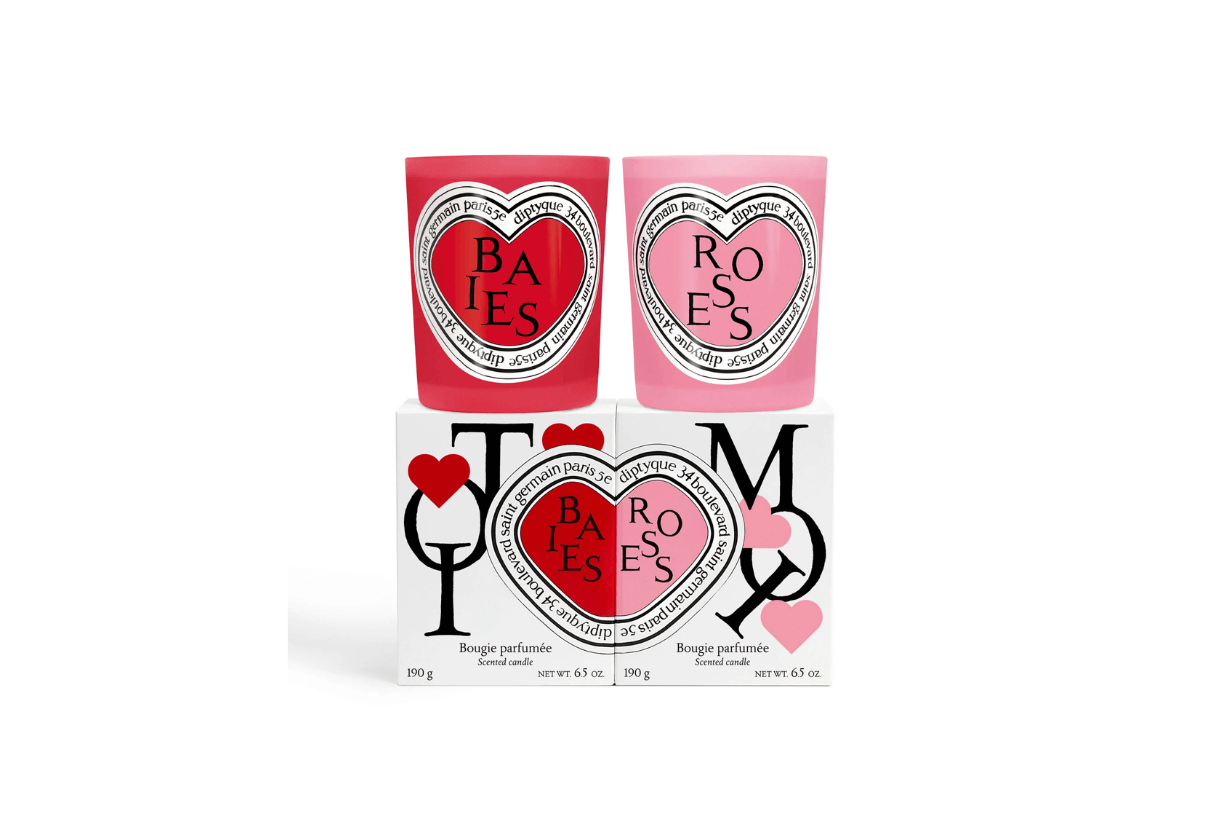 Diptyque Limited Edition Valentine Duo Classic Candle 2025