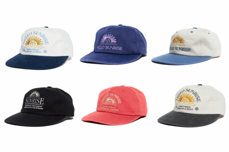 韓女愛牌 Hello Sunrise 進駐台灣！戴上小臉必備「美式刺繡帽」，用鮮明色調點亮一天！