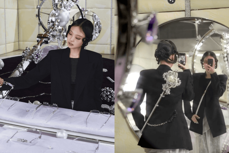JENNIE GENTLE MONSTER Jewelry Collection Hairstyle