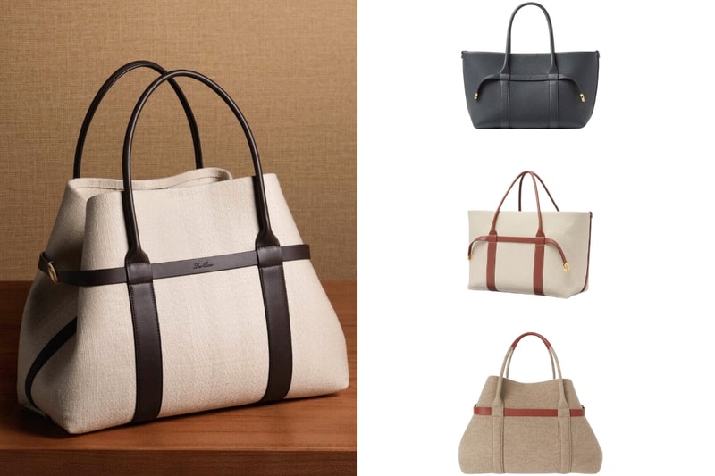 Loro Piana 推出優雅大容量 Ghiera Shopper 托特包，設有 2 種袋形隨你變換！