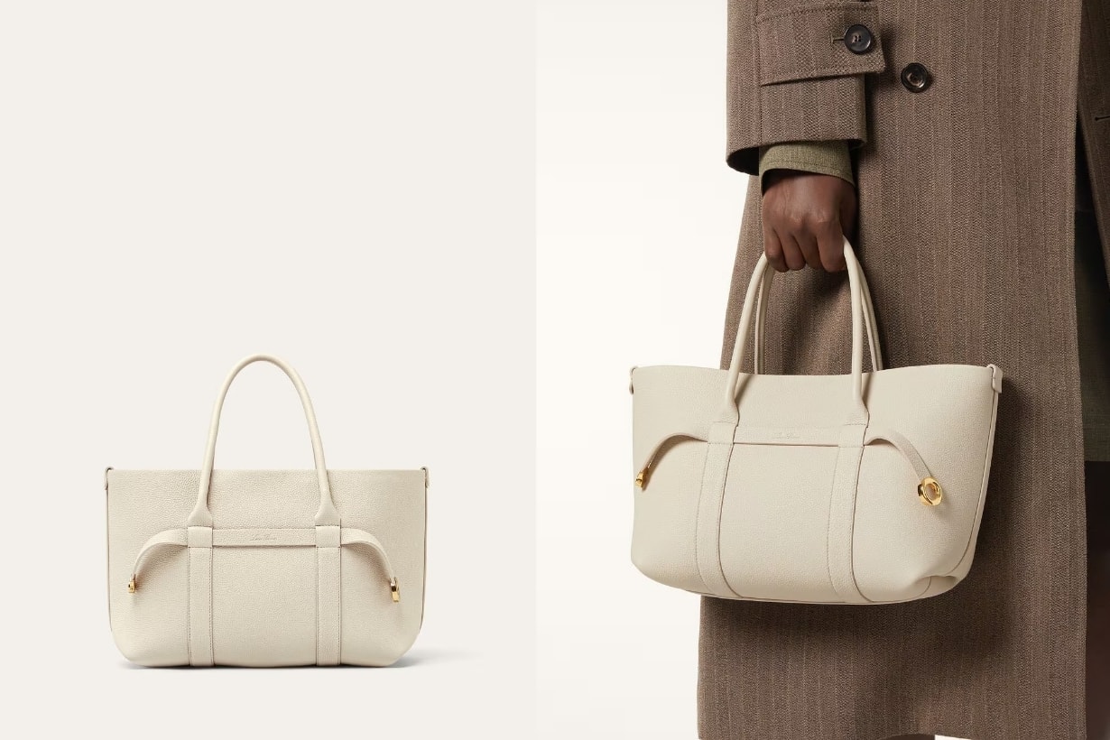 Loro Piana 推出優雅大容量 Ghiera Shopper 托特包,設有 2 種袋形隨你變換!