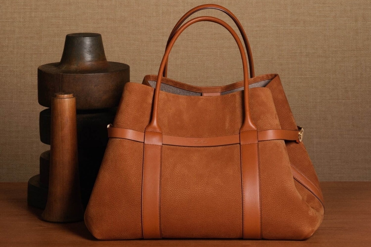 Loro Piana 推出優雅大容量 Ghiera Shopper 托特包,設有 2 種袋形隨你變換!