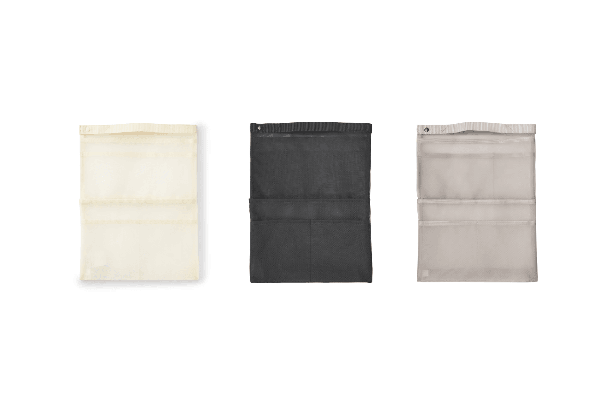 MUJI Nylon mesh bag-in-bag A4 size tote bag storage idea