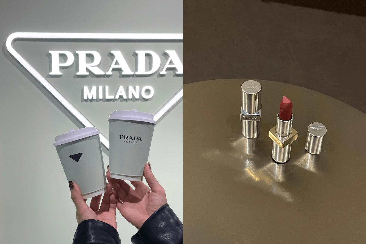 PRADA Beauty Taiwan pop-up open PRADA Cafe