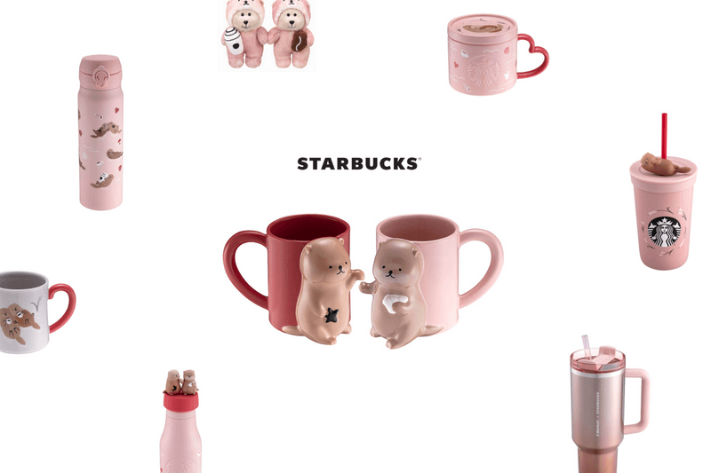 粉色系 STANLEY、水獺寶寶對杯 ... 台灣也買得到的 Starbucks 情人節限定系列一次看！