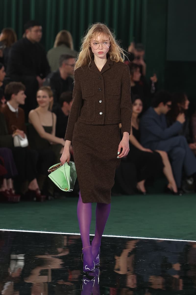 gucci 2025 fall winter runway show hightlight online milan fashion week celeb