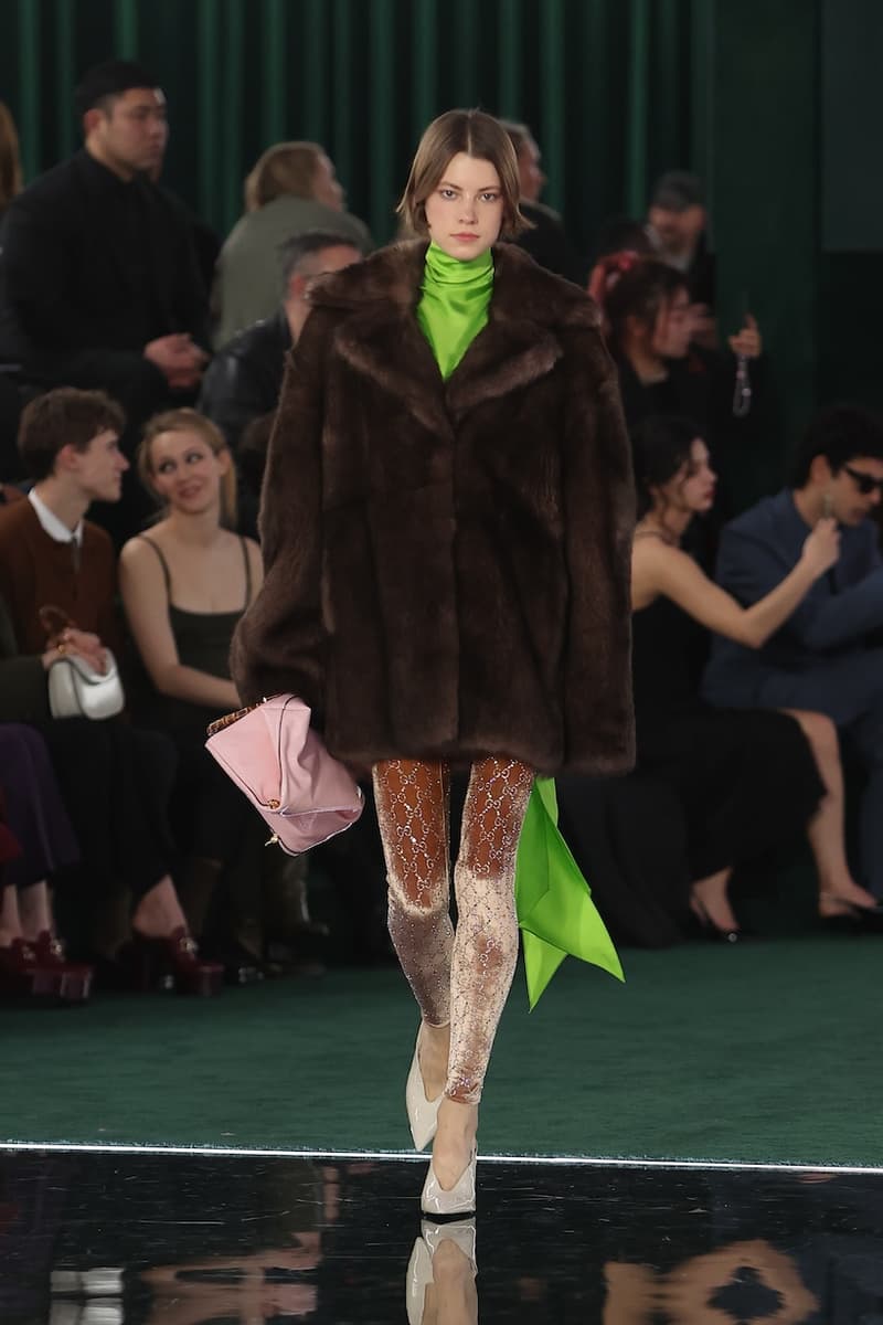 gucci 2025 fall winter runway show hightlight online milan fashion week celeb