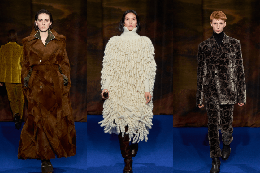 #NYFW:Burberry 除了格紋還有什麼?FW25 走進古典莊園,絲絨緞、羽狀流蘇、掛毯印花...新元素出現!