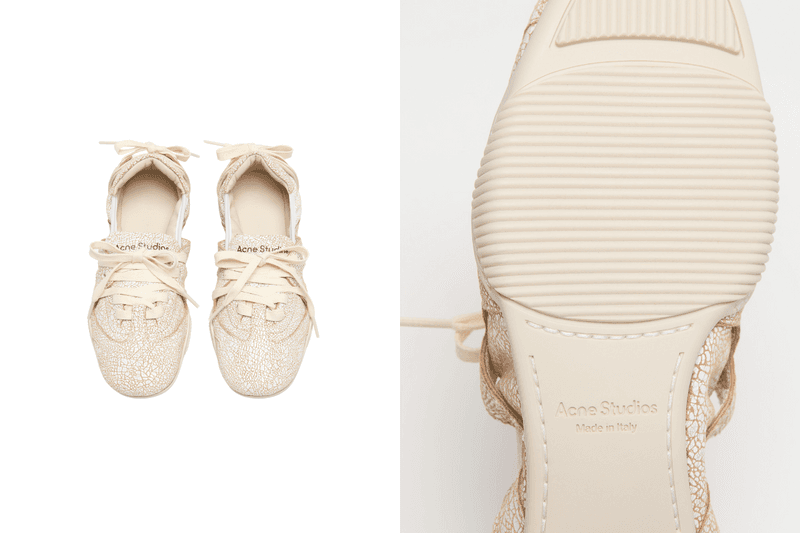 Acne Studios Lace-up leather shoes Balletcore 