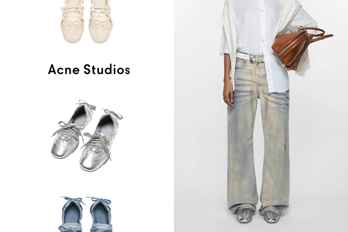 芭蕾風運動鞋再+1:Acne Studios 這雙又帥又可愛的設計,三個顏色都想收!