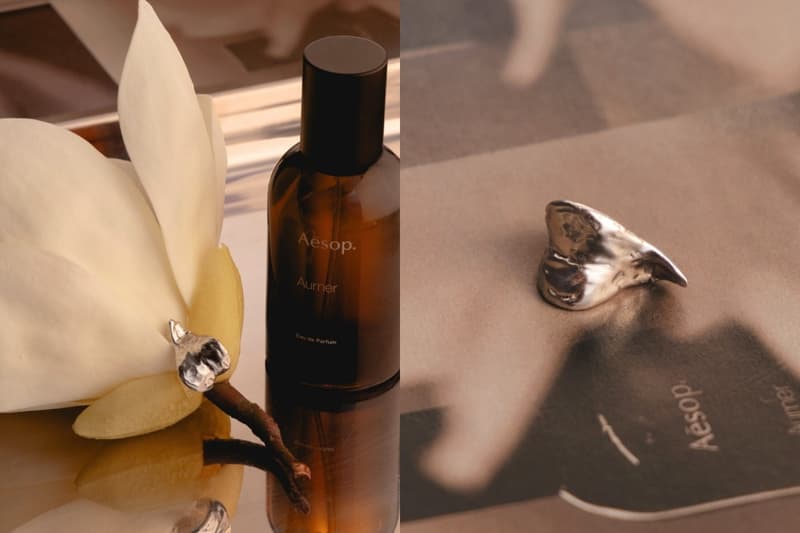 Aesop 聯手曼谷高級珠寶設計師合作推限量版耳飾,「詠香水」化為可穿戴的藝術作品!