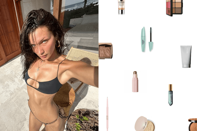 Bella Hadid 真實化妝包開箱：偷筆記超模的 5 分鐘日常妝容步驟＋愛用品！