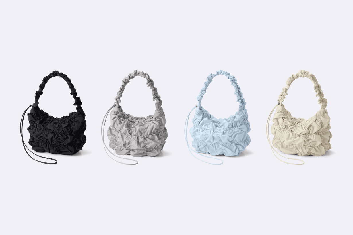GU Gathered shoulder bag