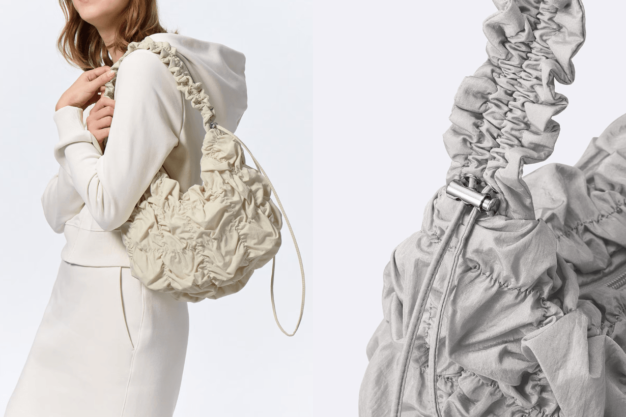 GU Gathered shoulder bag