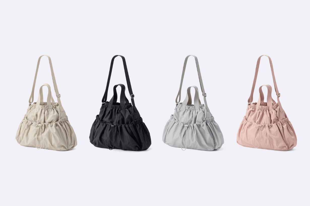 GU Gathered shoulder bag