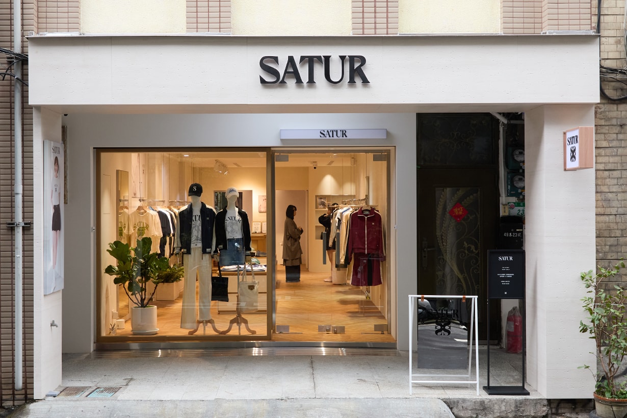 SATUR Taipei first flagship store where limited item