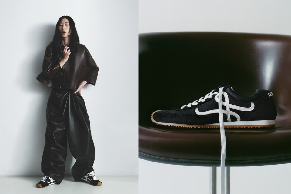 Loewe 推出 Ballet Runner 2.0,把芭蕾舞平底鞋混合跑鞋的超時尚休閒運動鞋! - POPBEE