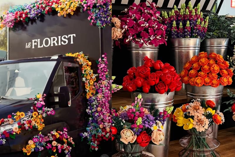 LEGO 情人節限定:Le Florist 流動花店全球巡遊,DIY 獨一無二的花卉!