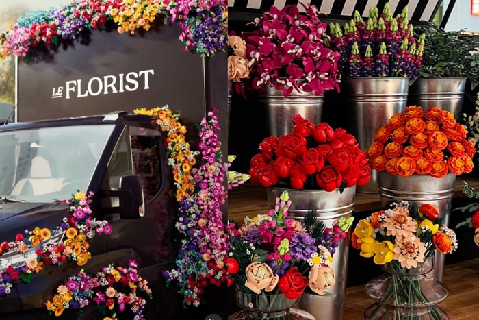 LEGO 情人節限定:Le Florist 流動花店全球巡遊,DIY 獨一無二的花卉、漂亮的花朵手推車等多個拍照點