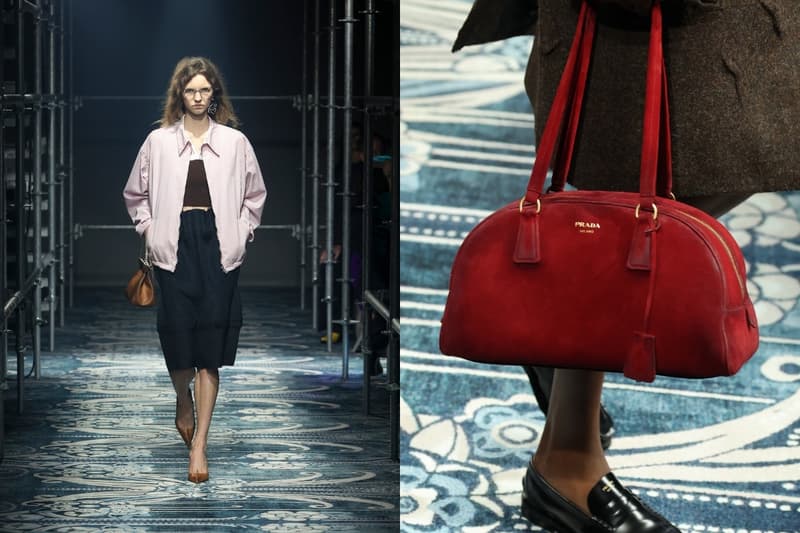 Prada 25 秋冬秀場：尼龍法棍、麂皮保齡球手袋…今季的 It Bag 搶先預覽！