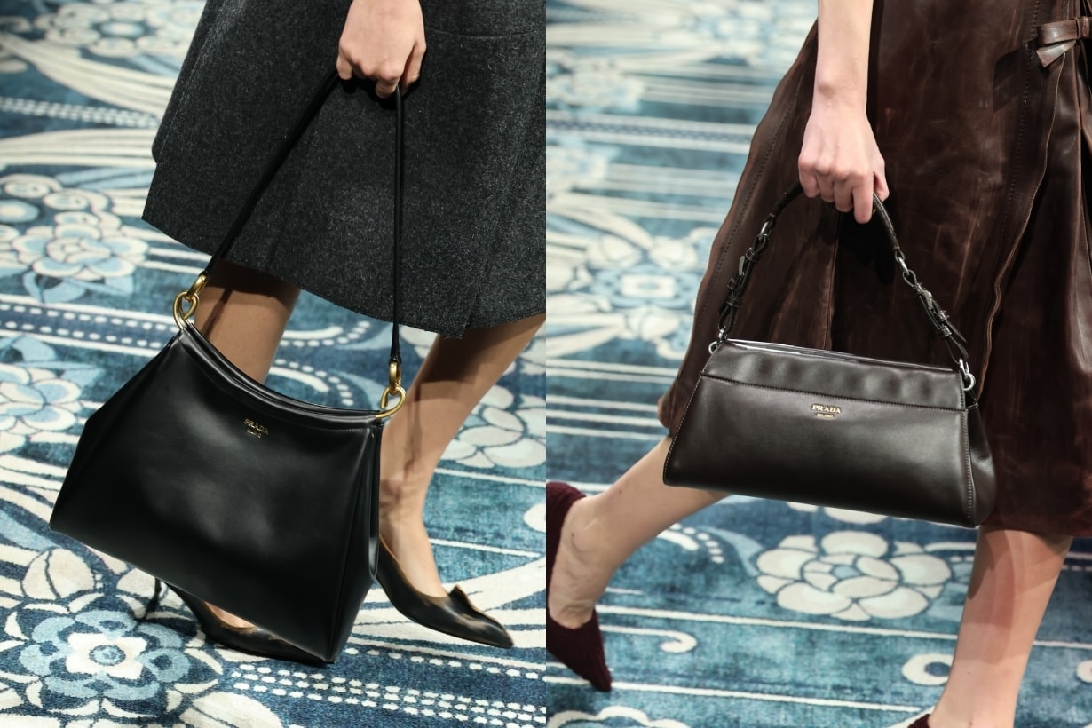 Prada 25 秋冬秀場：尼龍法棍、麂皮保齡球手袋…今季的 It Bag 搶先預覽！