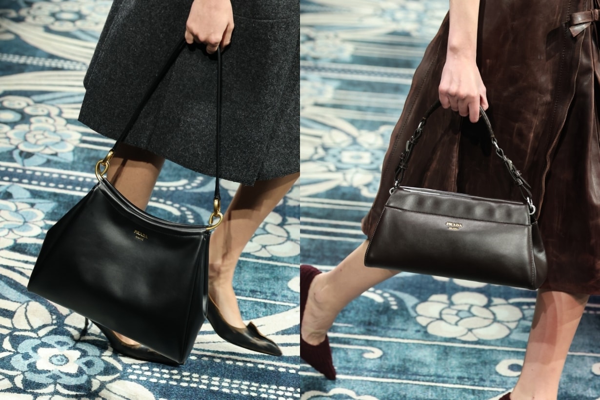 Prada 25 秋冬秀場:尼龍法棍、麂皮保齡球手袋…今季的 It Bag 搶先預覽!